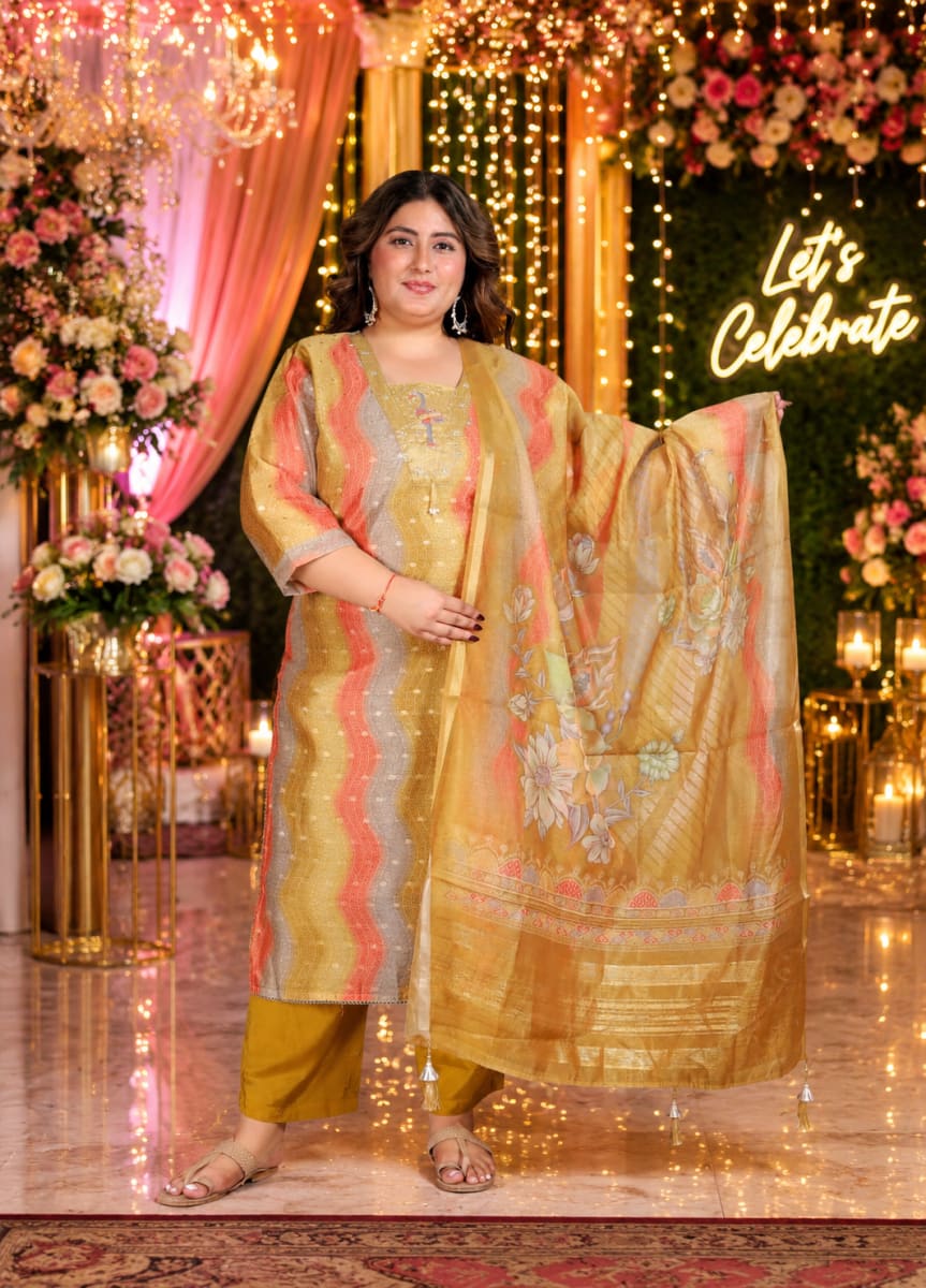 Mustard and golden salwar suit size 4-5Y for sale in Clyde North