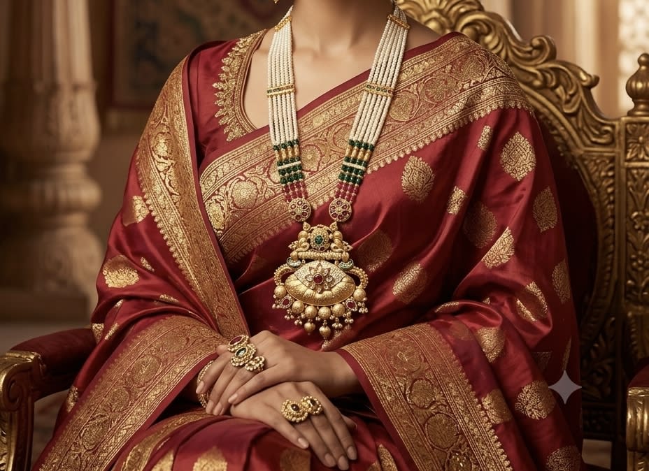 Luvruvi Multilayer pearl Necklace photo 3