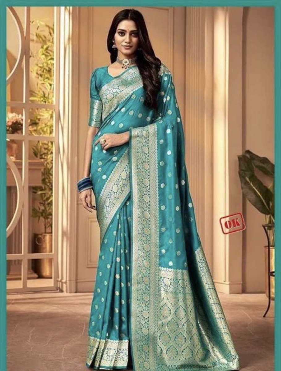 Luvruvi Saree with stitched blouse photo 4