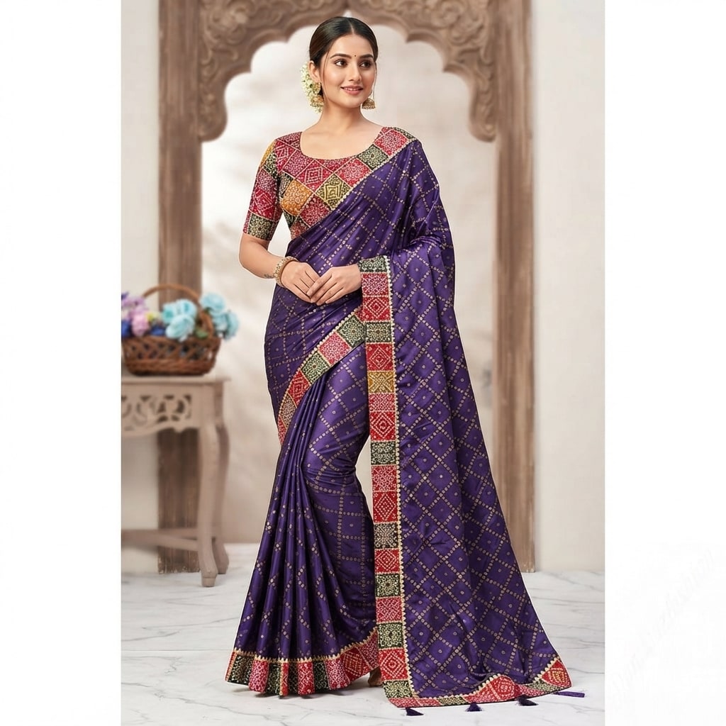 Luvruvi pre plated Saree with stitched blouse  size L for sale in Amaroo