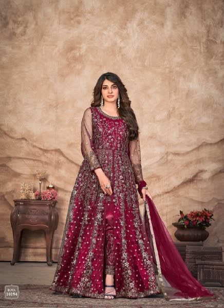 Embroidered Designer Net Salwar suit/Huge Stock clearance Sale size M for sale in Googong