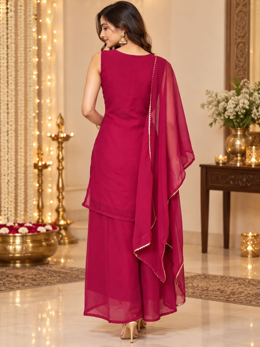 Kurti plazo set  photo 4
