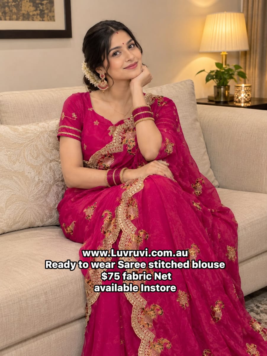 Preplated Saree blouse photo 6