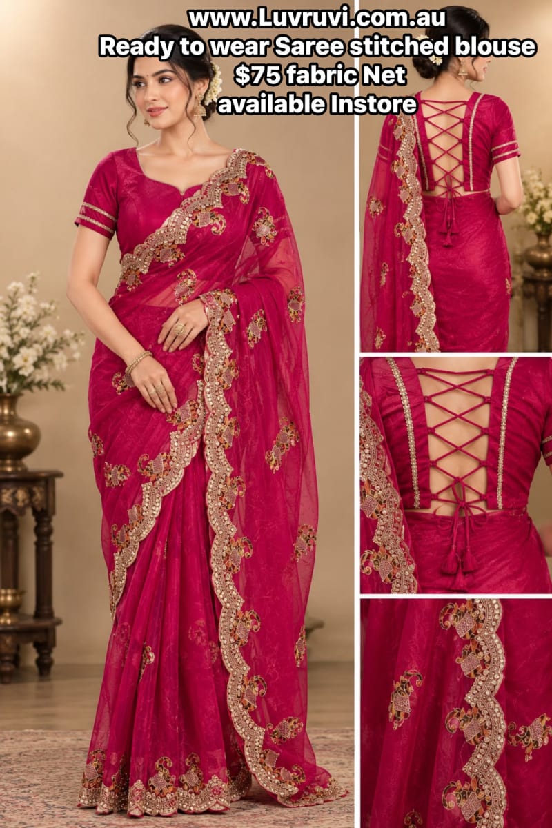 Preplated Saree blouse photo 3