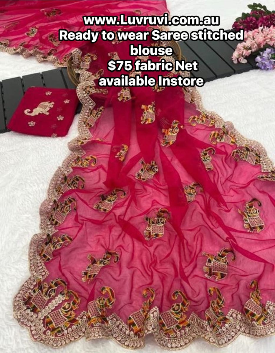 Preplated Saree blouse photo 2