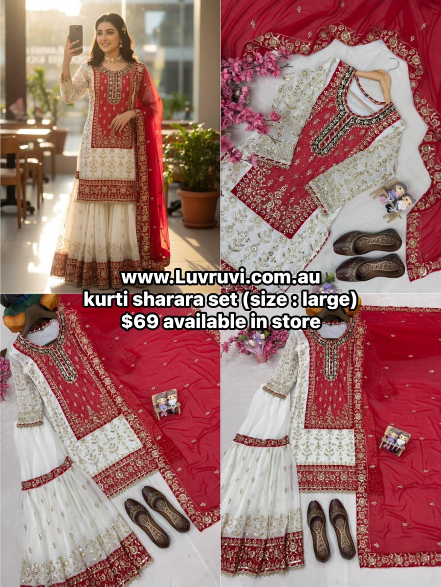 Kurti sharar set photo 2