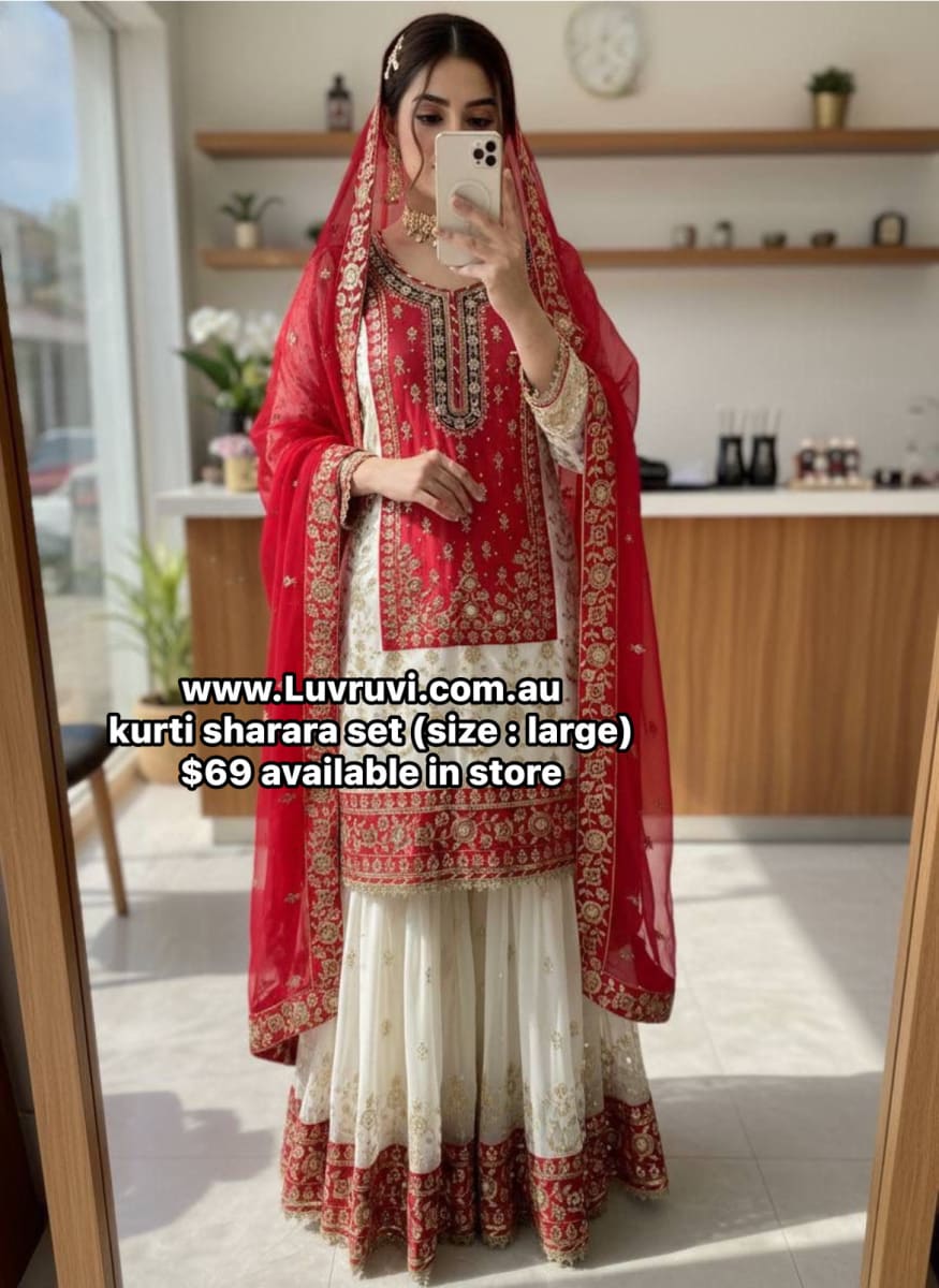 Kurti sharar set size L for sale in Bonner