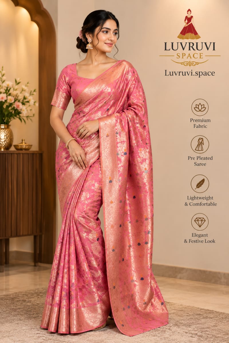 1 min Saree with stitched blouse size M for sale in Bonner