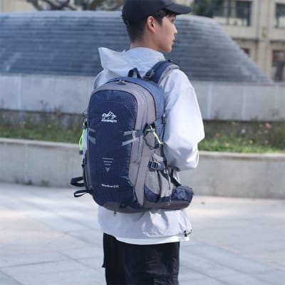 Balo trekking leo núi 35L chống nước, khung trợ lực – bền nhẹ, nhiều ngăn, BL3569NT