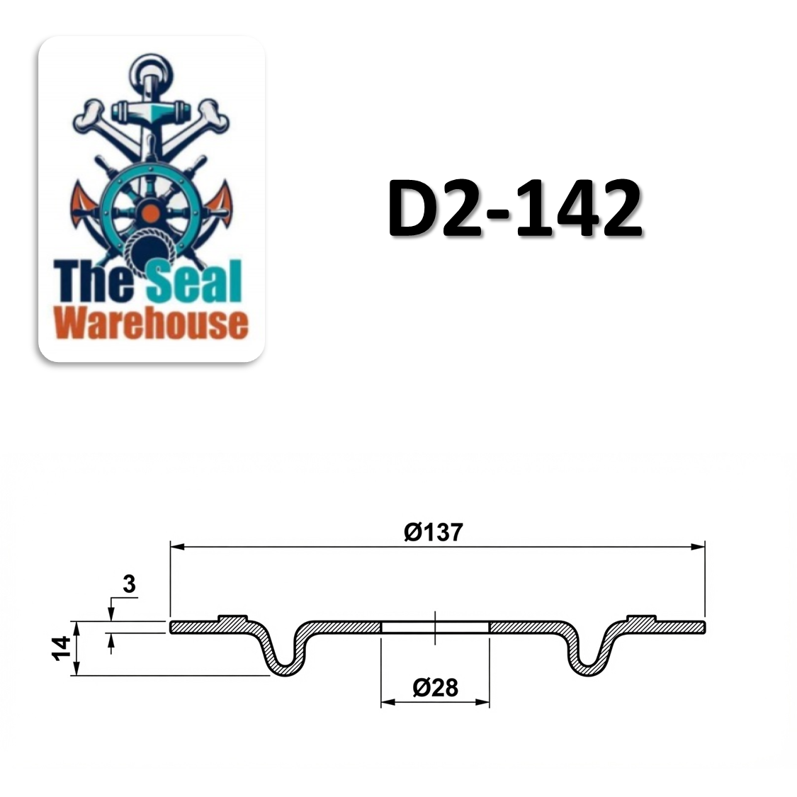 غشاء المطاط - غشاء D2-142