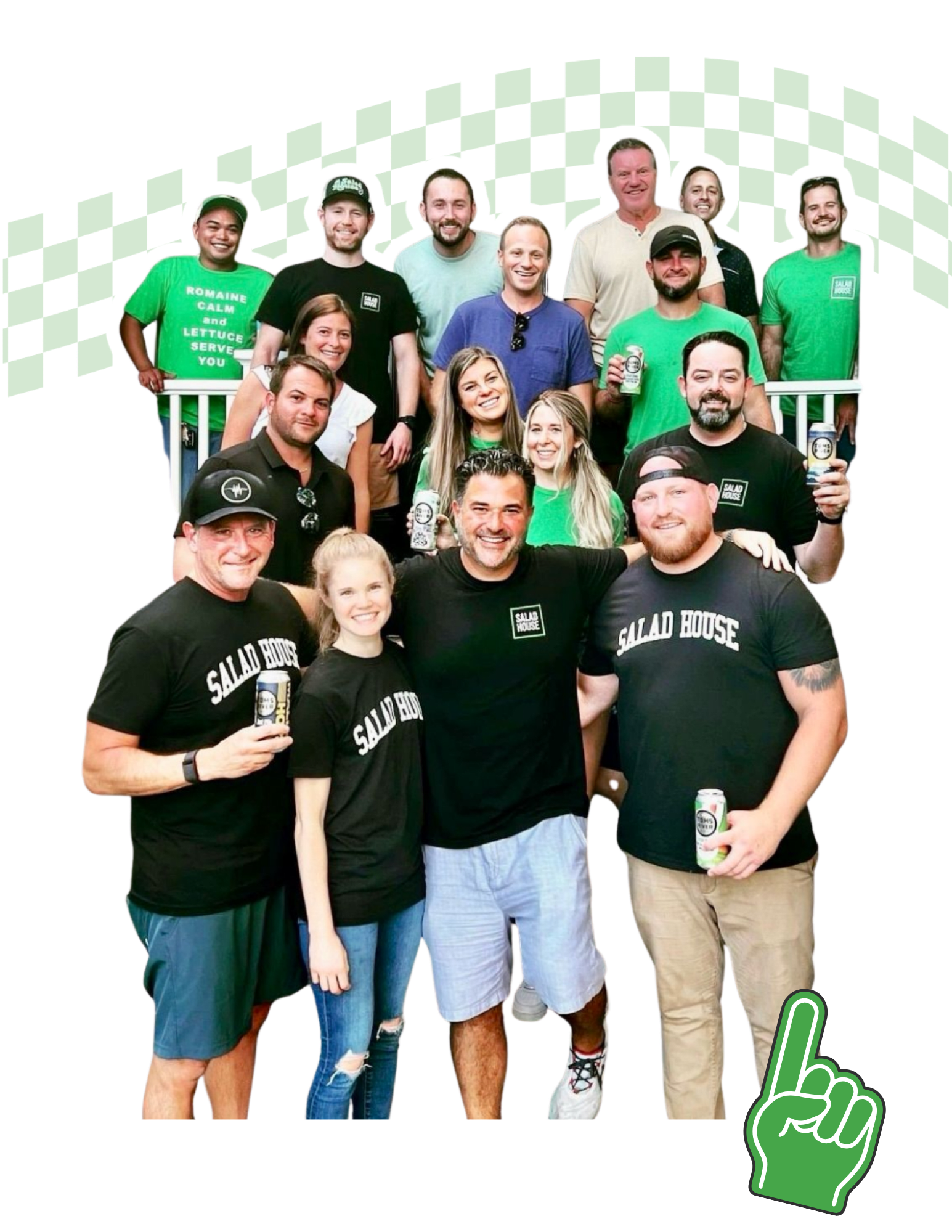 Salad House team and family