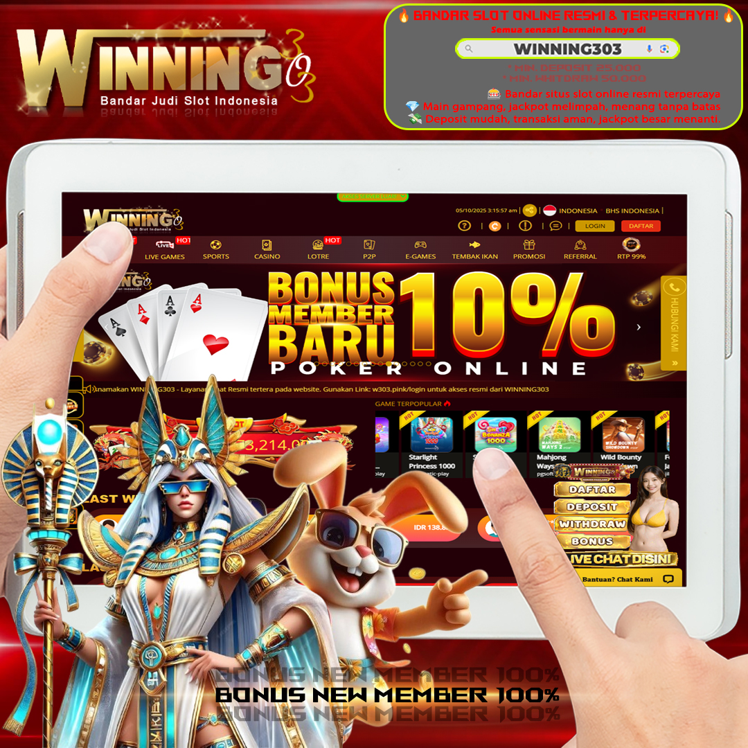 WINNING303 : DAFTAR LINK RESMI SLOT 4D GAMPANG JACKPOT & MENANG HARI INI