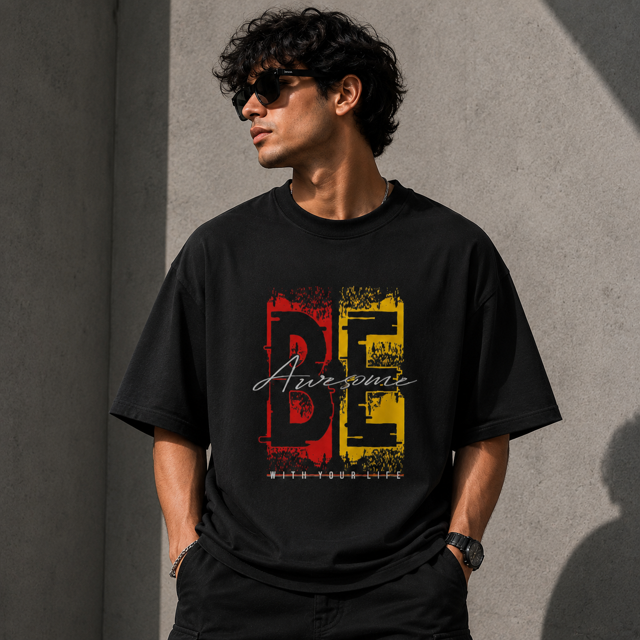 Be Awesome Oversized T-Shirt