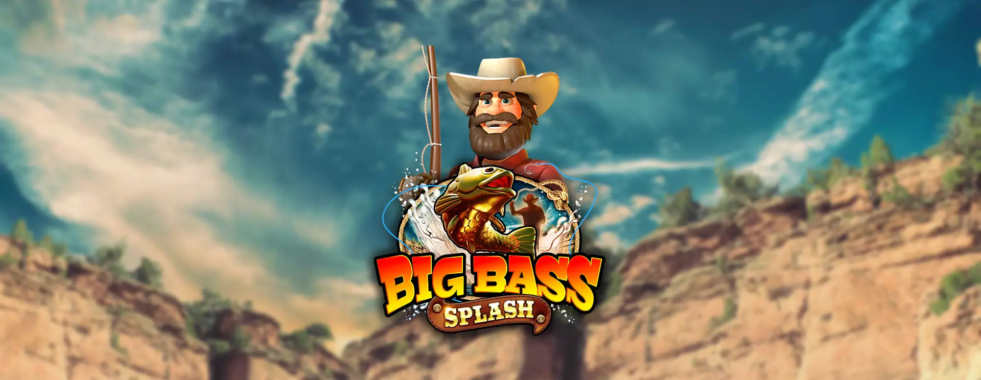 Big Bass Splash slot graphics fishing theme reels and symbols