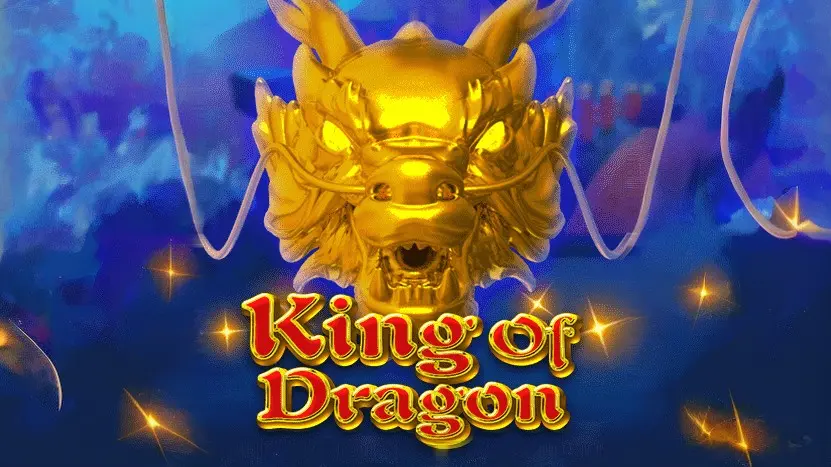 King of Dragons slot gameplay screen with dragon symbols and bonus feature