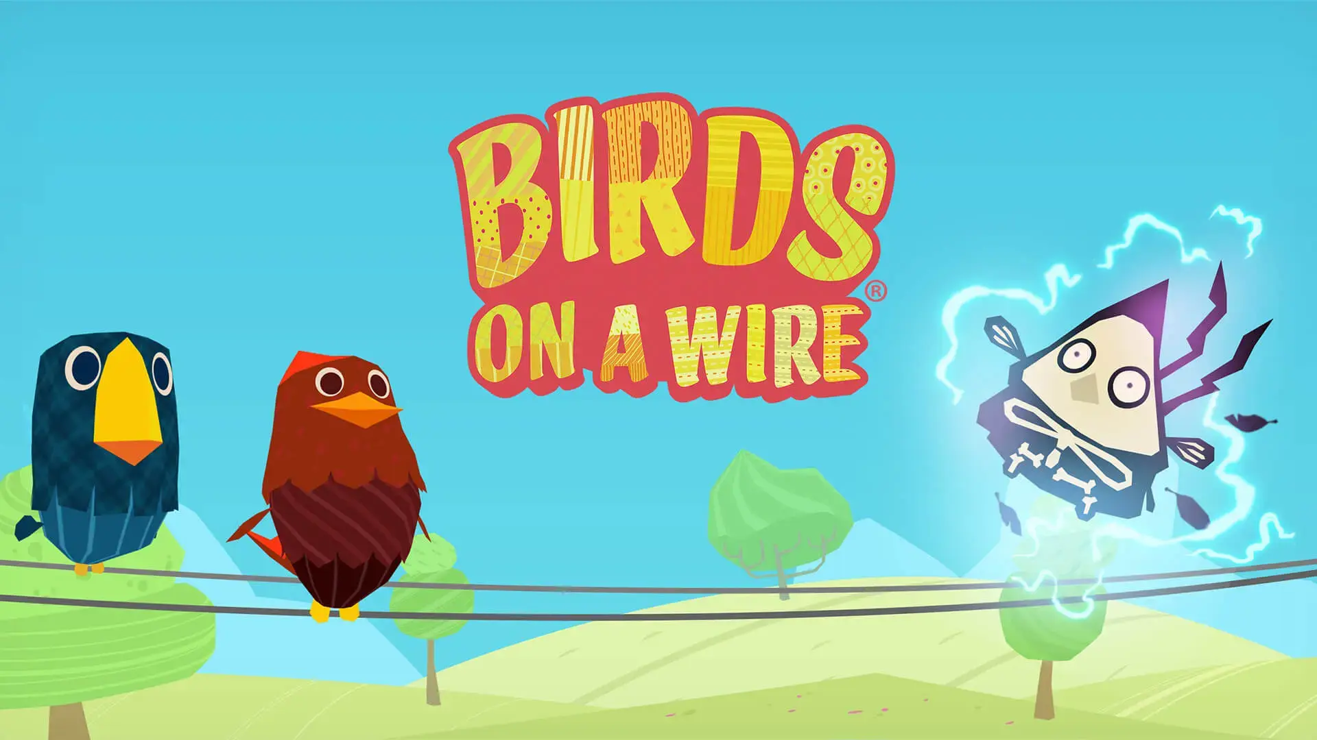 Birds On A Wire slot graphics and animations by Thunderkick