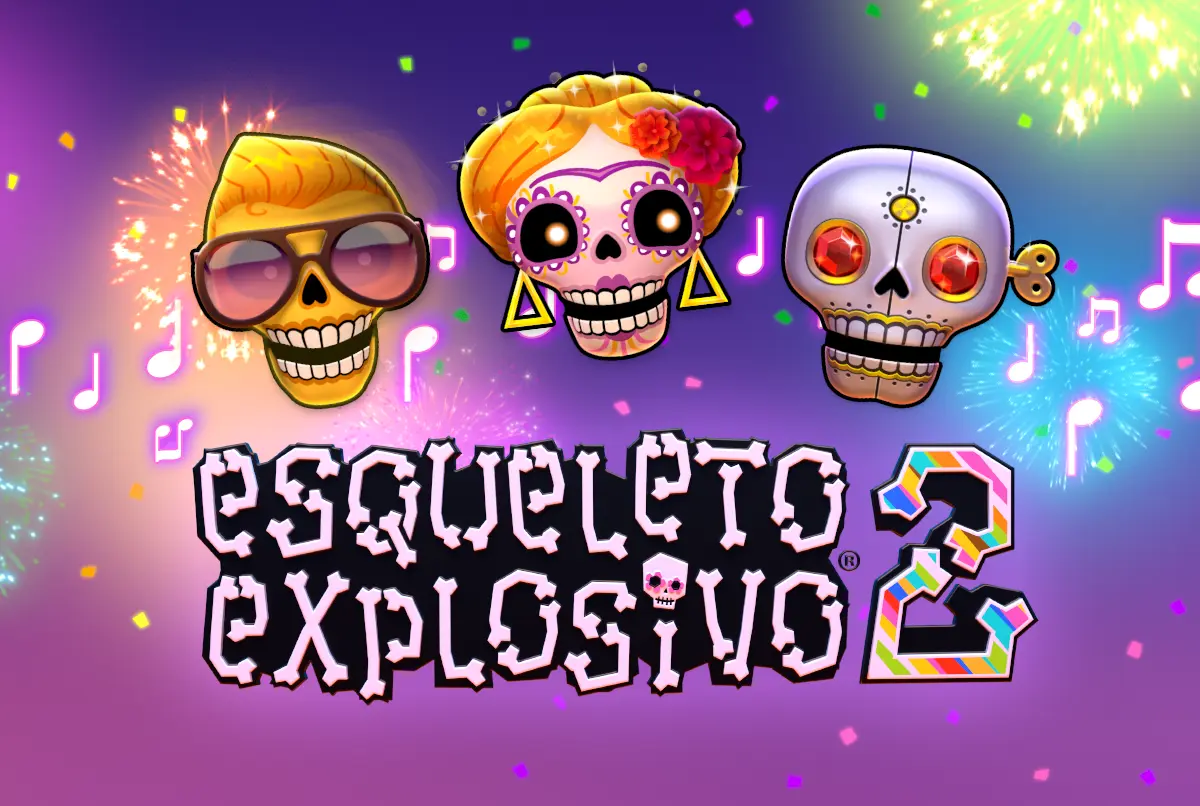 Esqueleto Explosivo 2 slot graphics skull symbols multipliers Thunderkick gameplay