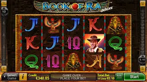 Book of Ra deluxe demo version free spins gameplay screen