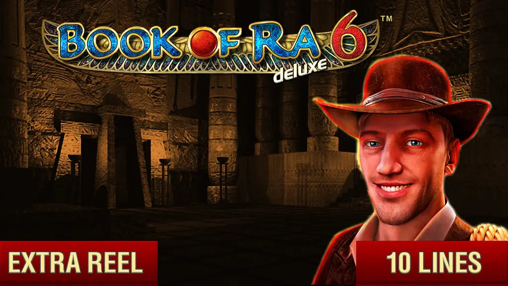 Book of Ra deluxe 6 gameplay screen with expanding symbols feature