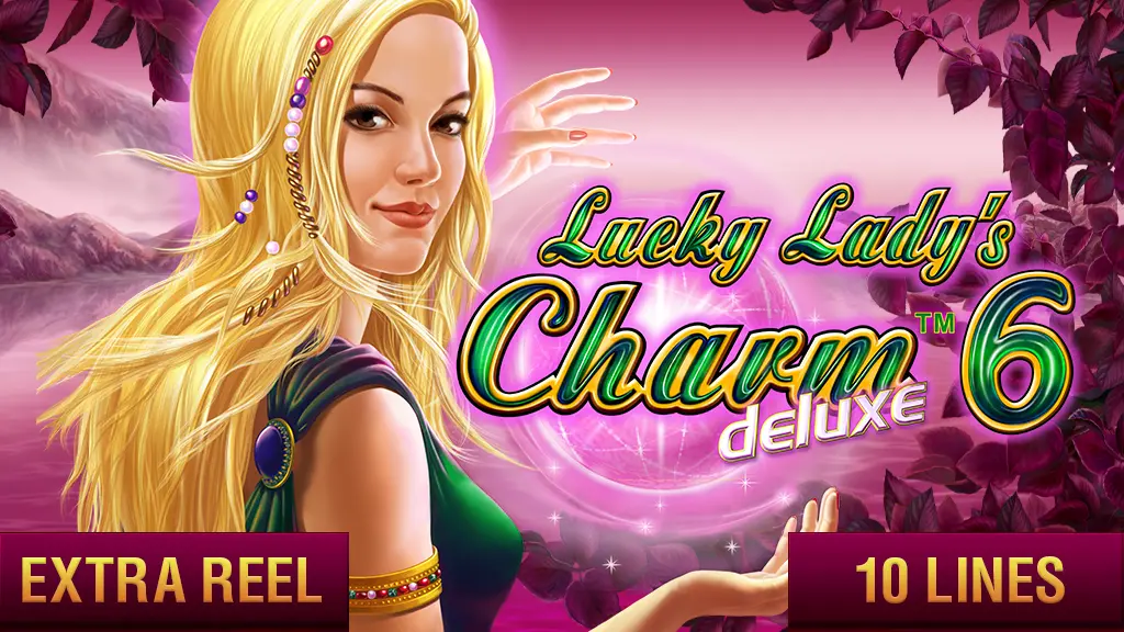 Lucky Lady's Charm deluxe 6 slot gameplay reels and symbols view
