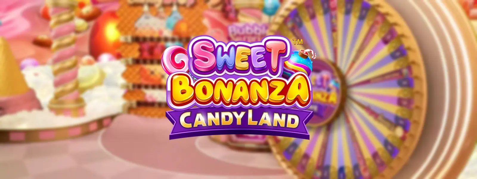 Sweet Bonanza CandyLand live wheel and bonus graphics in action