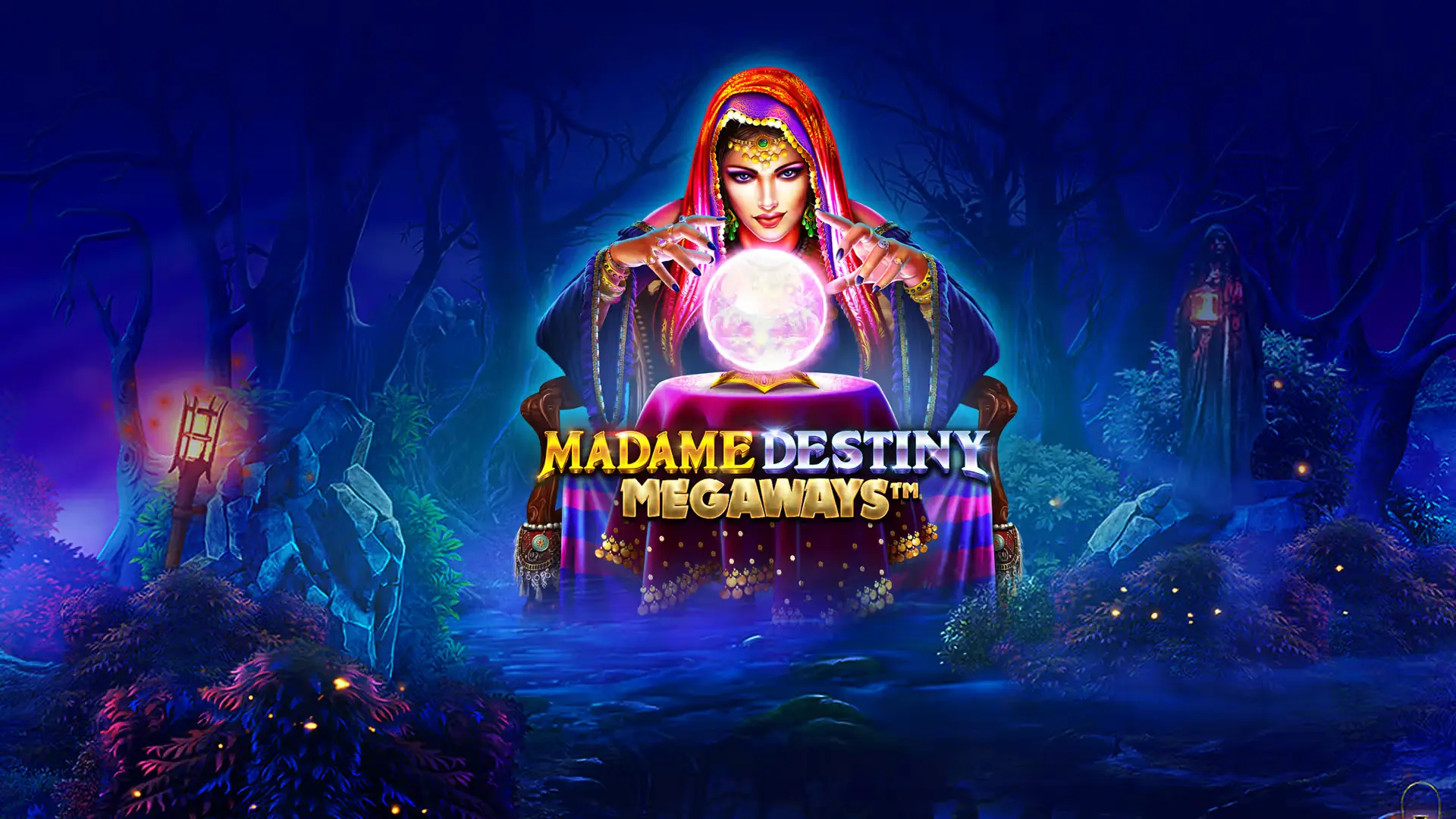 Madame Destiny Megaways slot graphics and mystical theme design