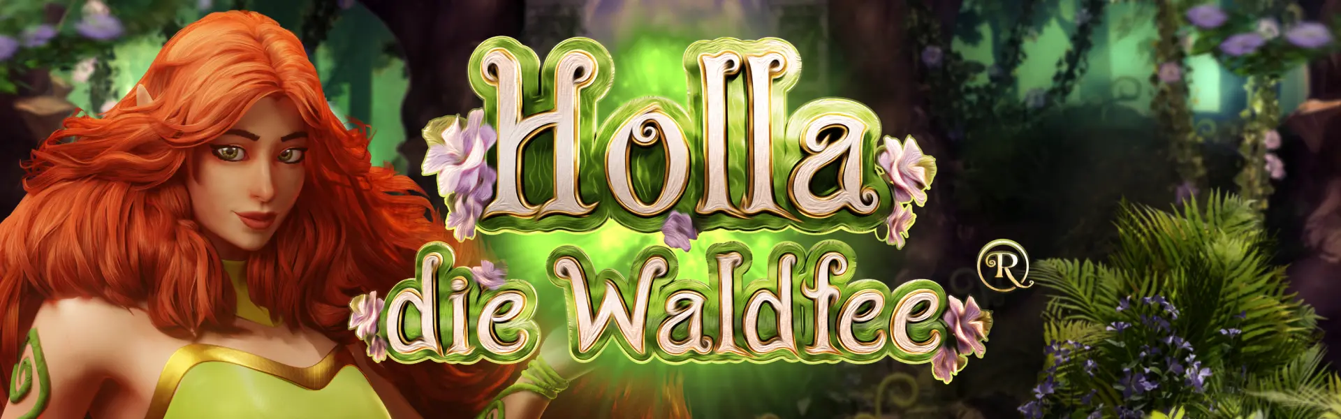 Holla die Waldfee slot graphics forest theme reels multipliers