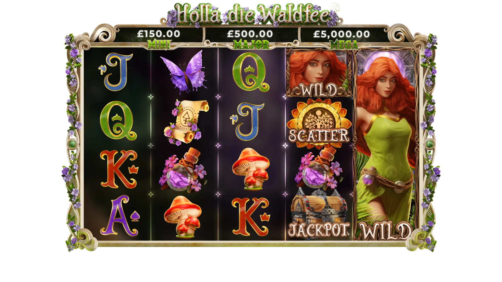 Holla die Waldfee slot demo version gameplay screen