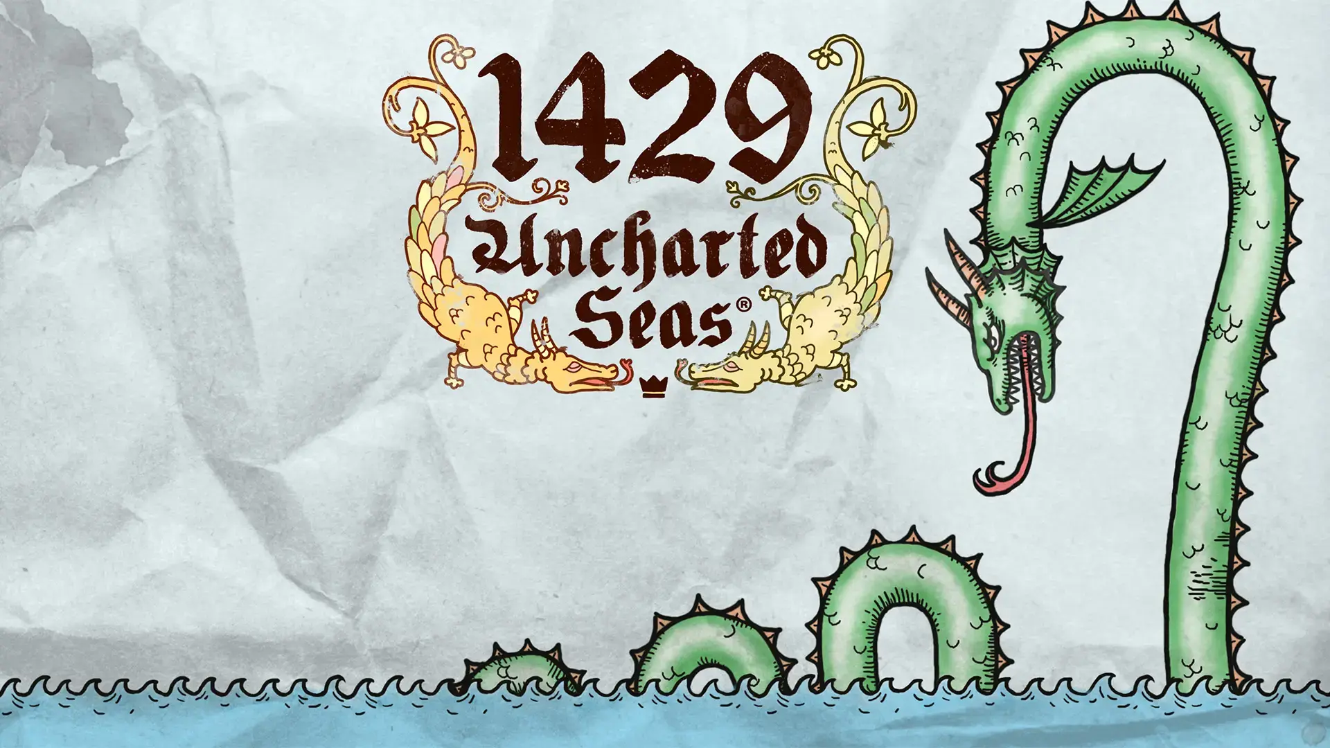 1429 Uncharted Seas slot graphics pirate theme reels in action