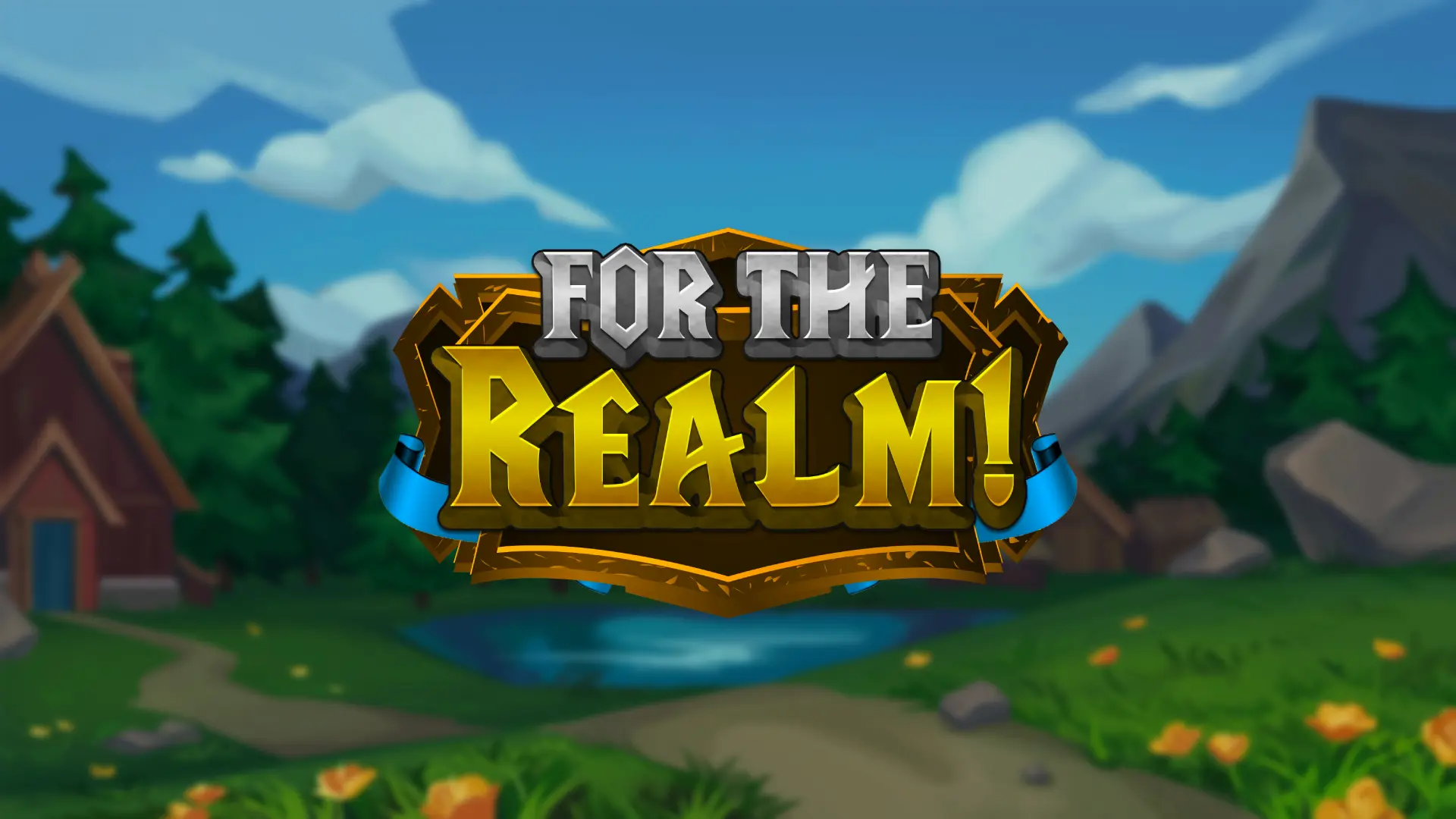 For the Realm! slot medieval reels and knight symbols gameplay screen