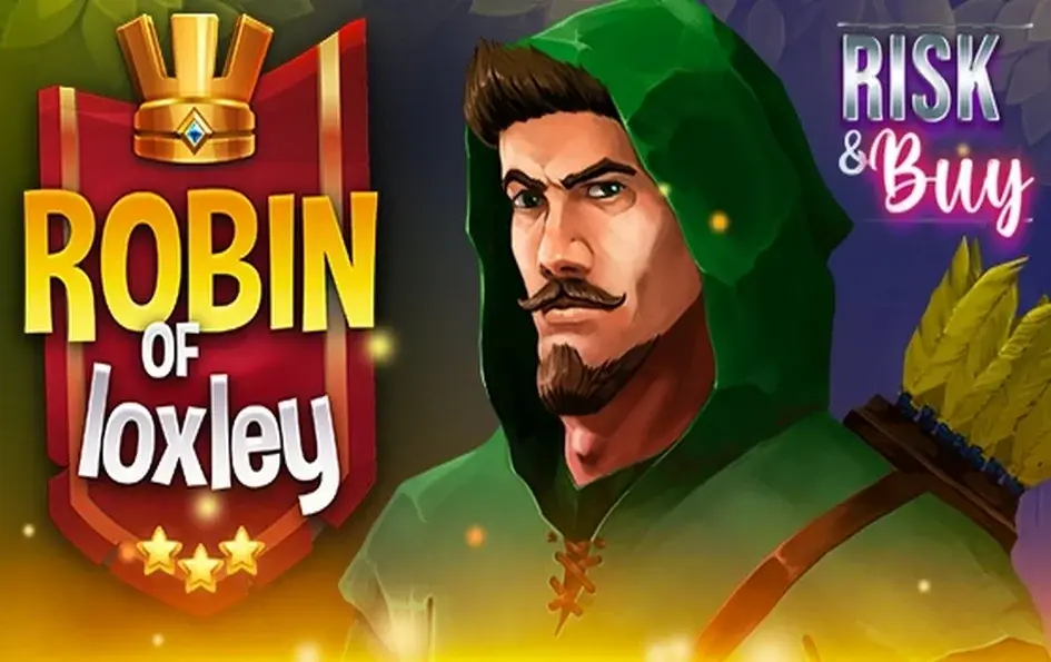 Robin of Loxley slot graphics and gameplay screen by Mascot
