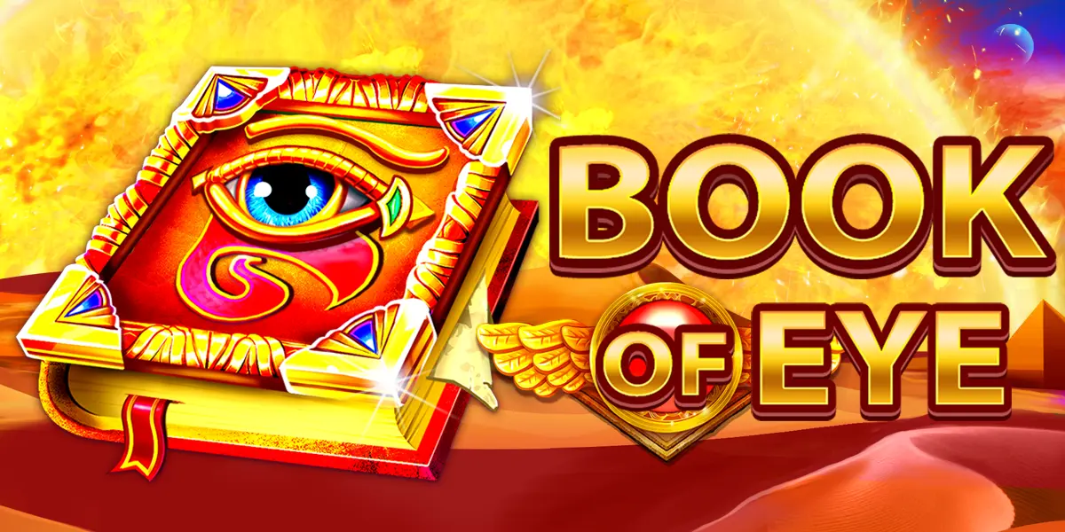 Book of Eye slot graphics and expanding symbol bonus feature