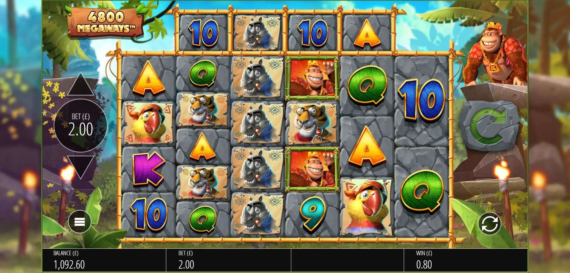 Return of Kong Megaways demo version free spins multiplier preview
