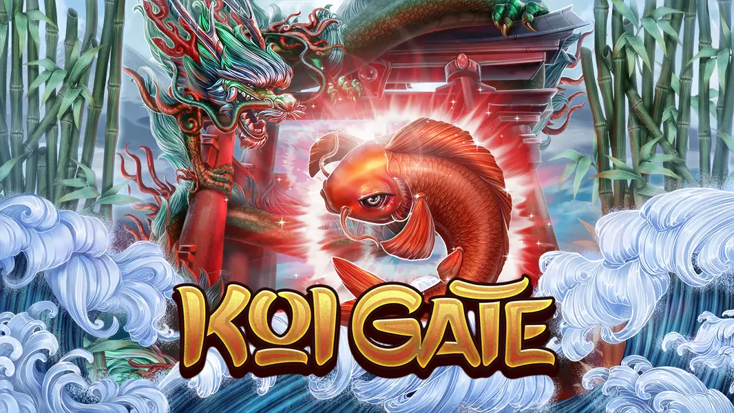 Koi Gate slot graphics and animations by Habanero in action