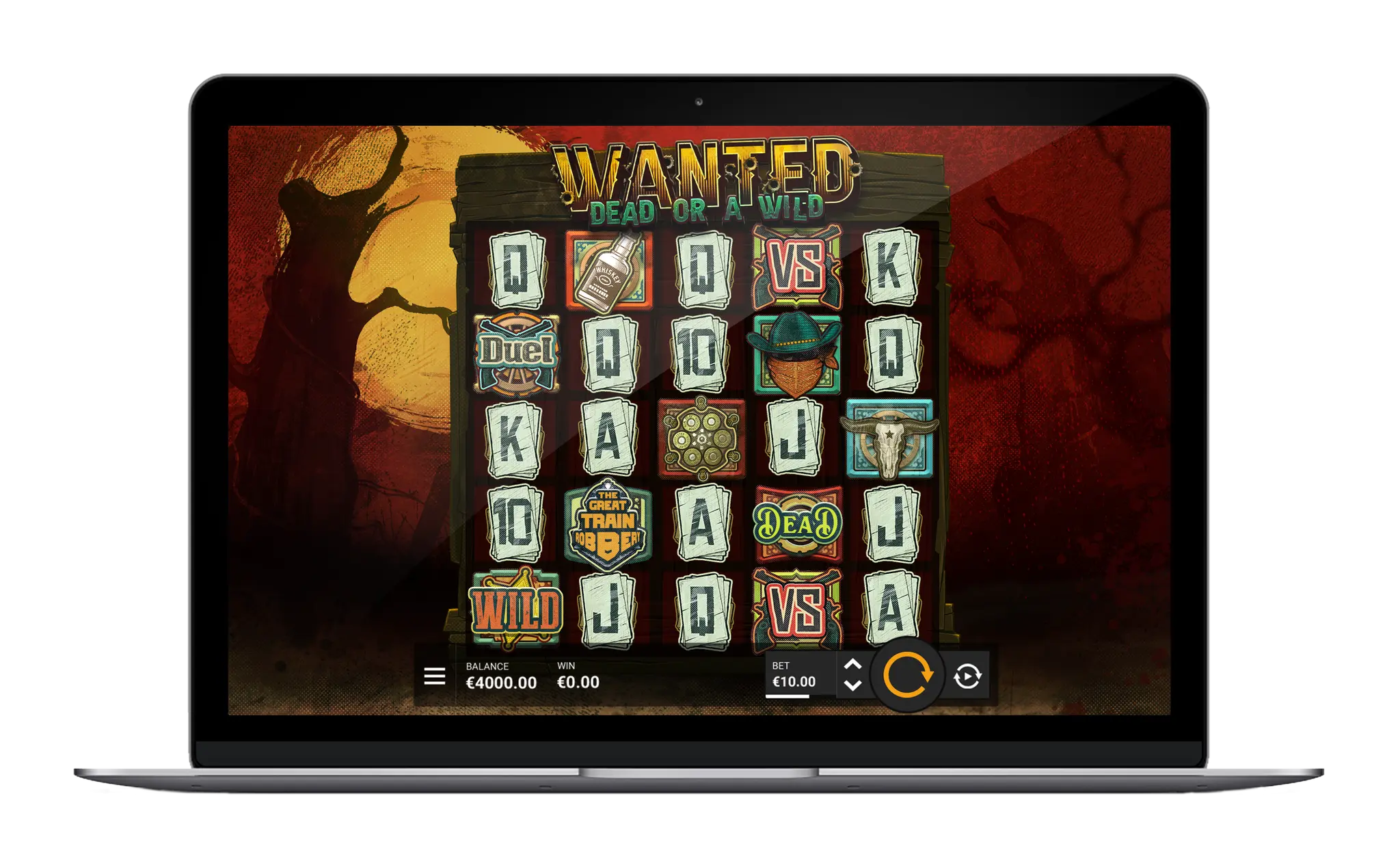 Wanted Dead or a Wild demo version free spins and duel bonus preview