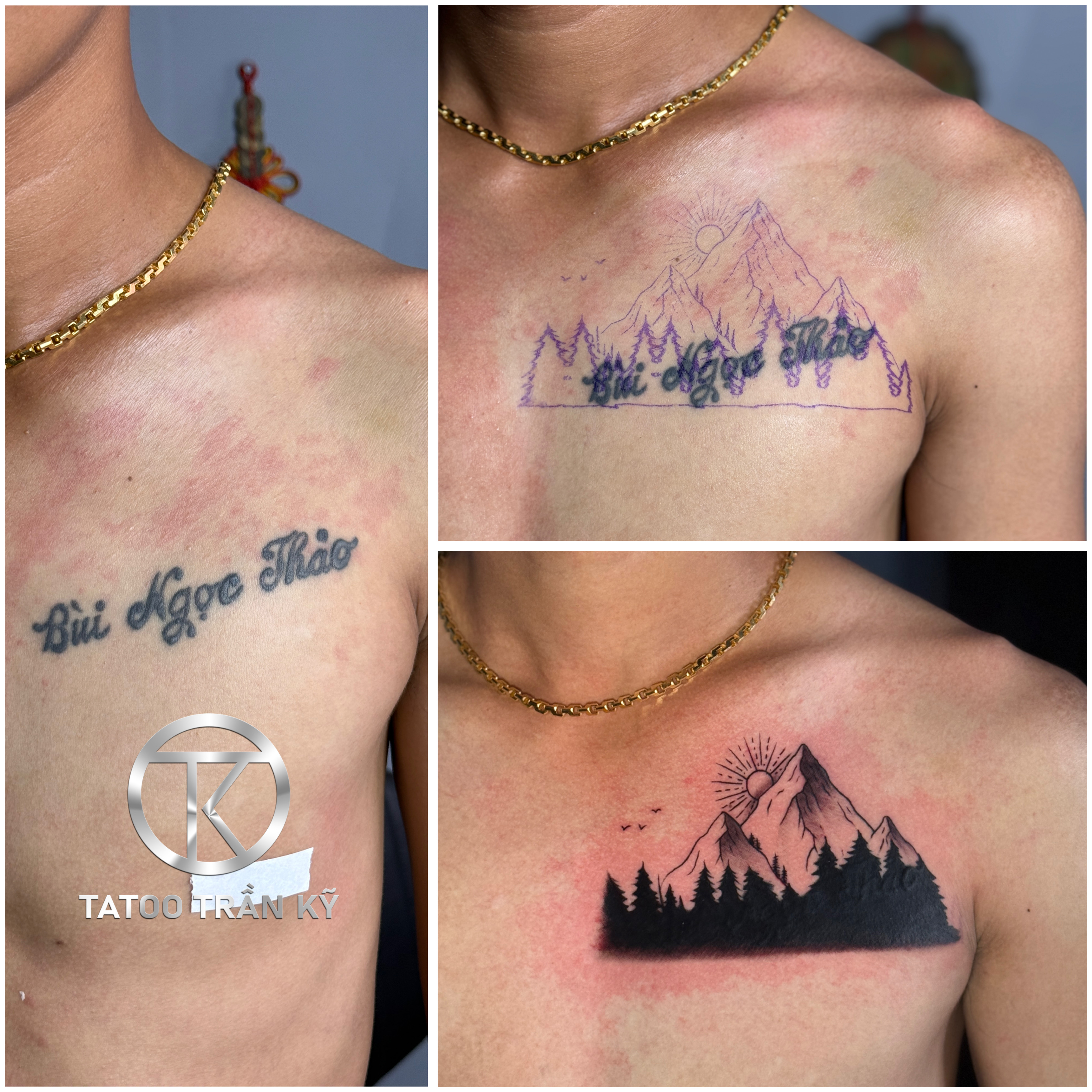 Cover your ex-lover's name with a meaningful tattoo