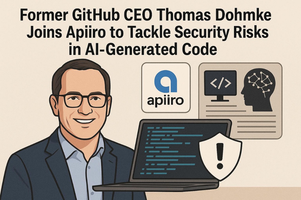Former GitHub CEO Thomas Dohmke Joins Apiiro to Tackle Security Risks in AI-Generated Code