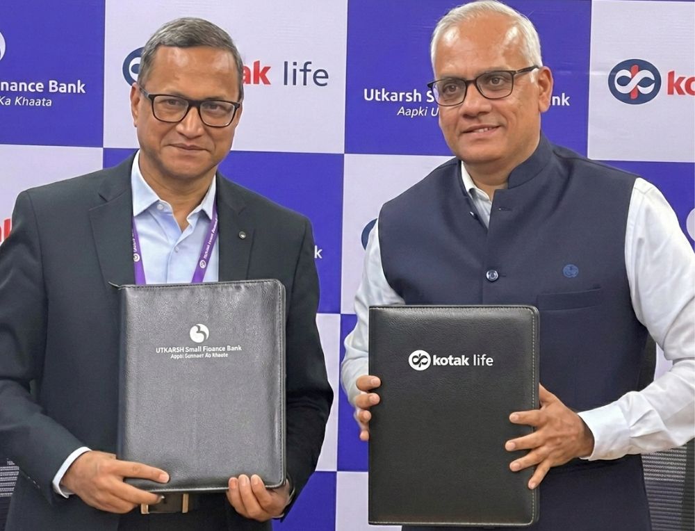 Utkarsh Small Finance Bank and Kotak Life Announce Strategic Partnership to Drive Life Insurance Penetration