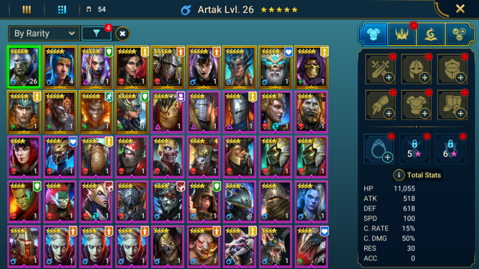 VALKYRIE STARTER ACCOUNT | 13 legos | +43k energy | +34m silver starter account