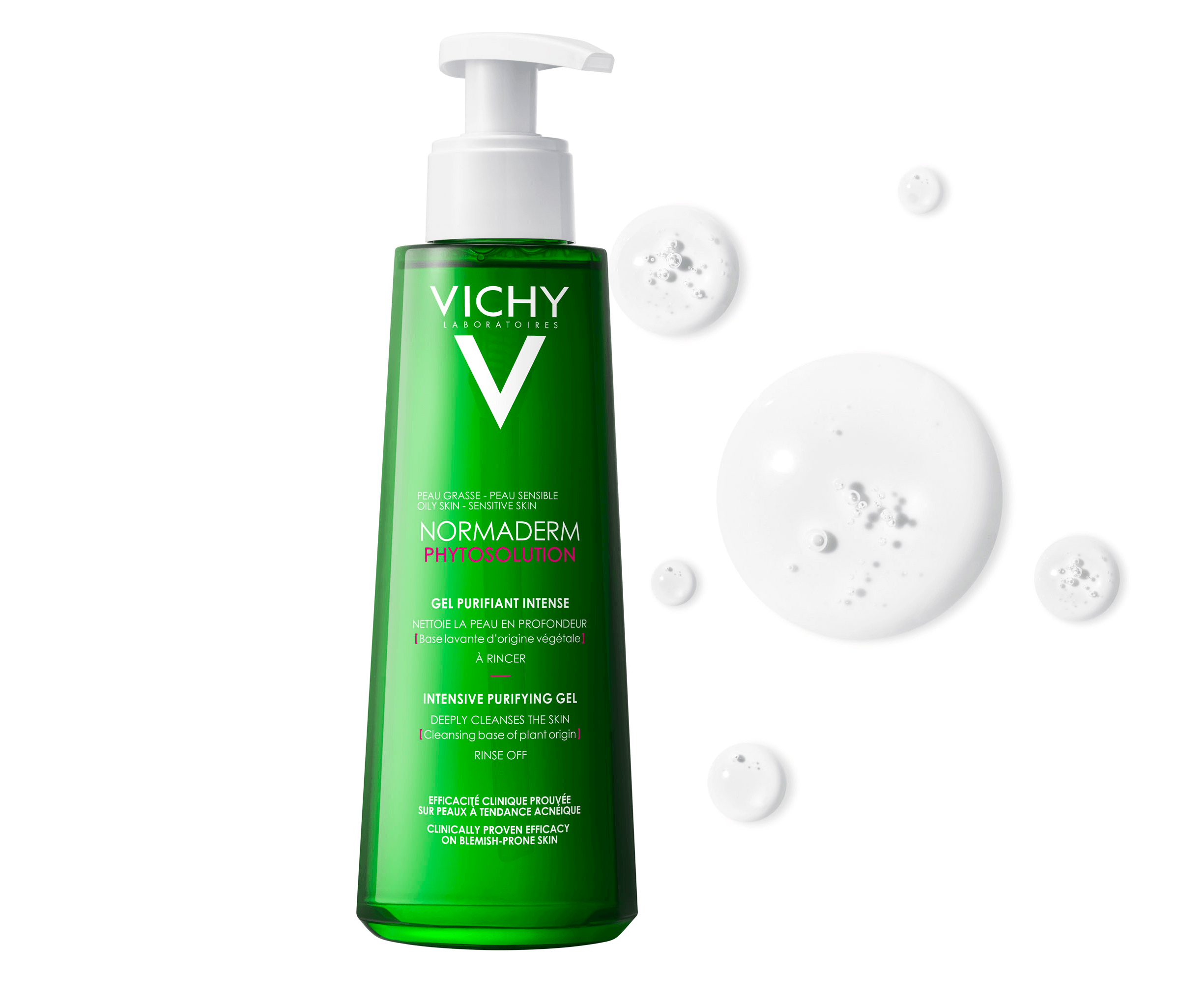 Gel rửa mặt Vichy Normaderm Phytosolution Intensive Purifying Gel 400ml