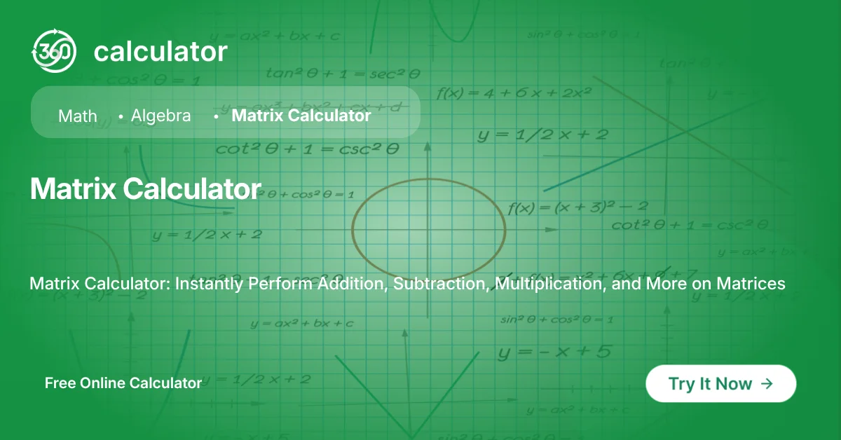 Online Matrix Calculator Perform Matrix Operations Online matrix calculator for addition, subtraction, multiplication, and matrix operations