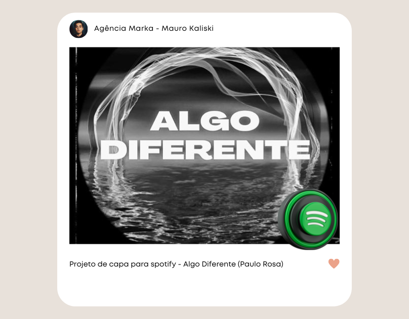 Criação de capa para Spotify