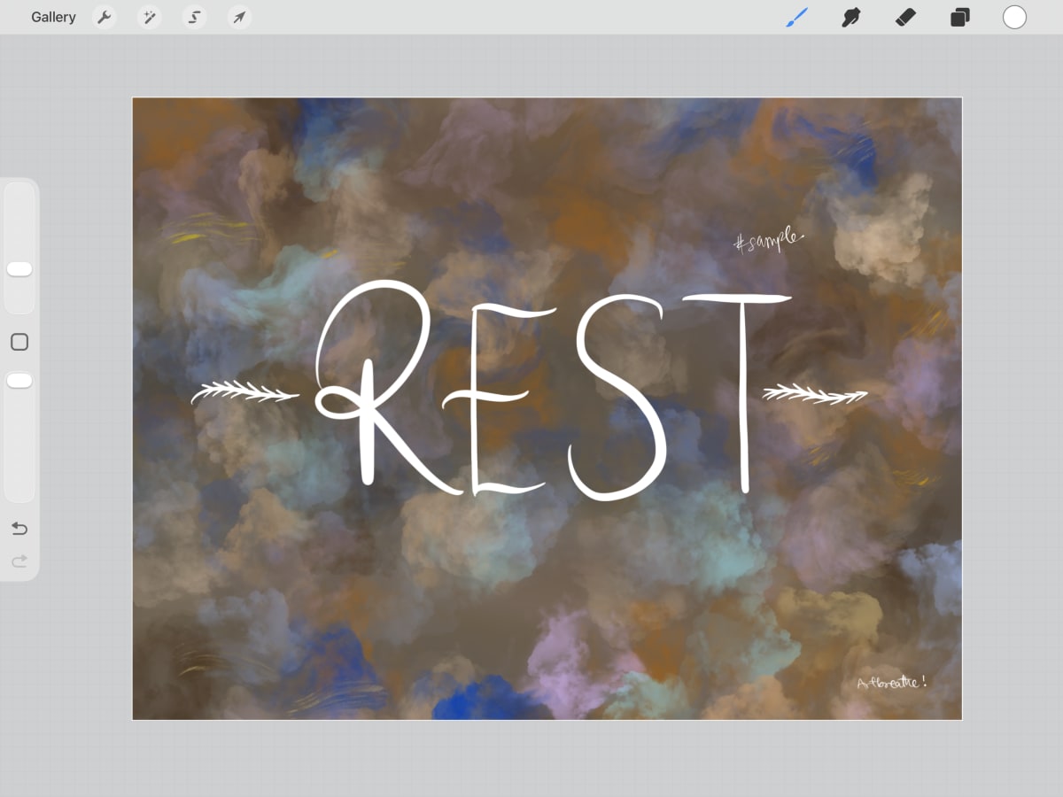 Rest — flat art