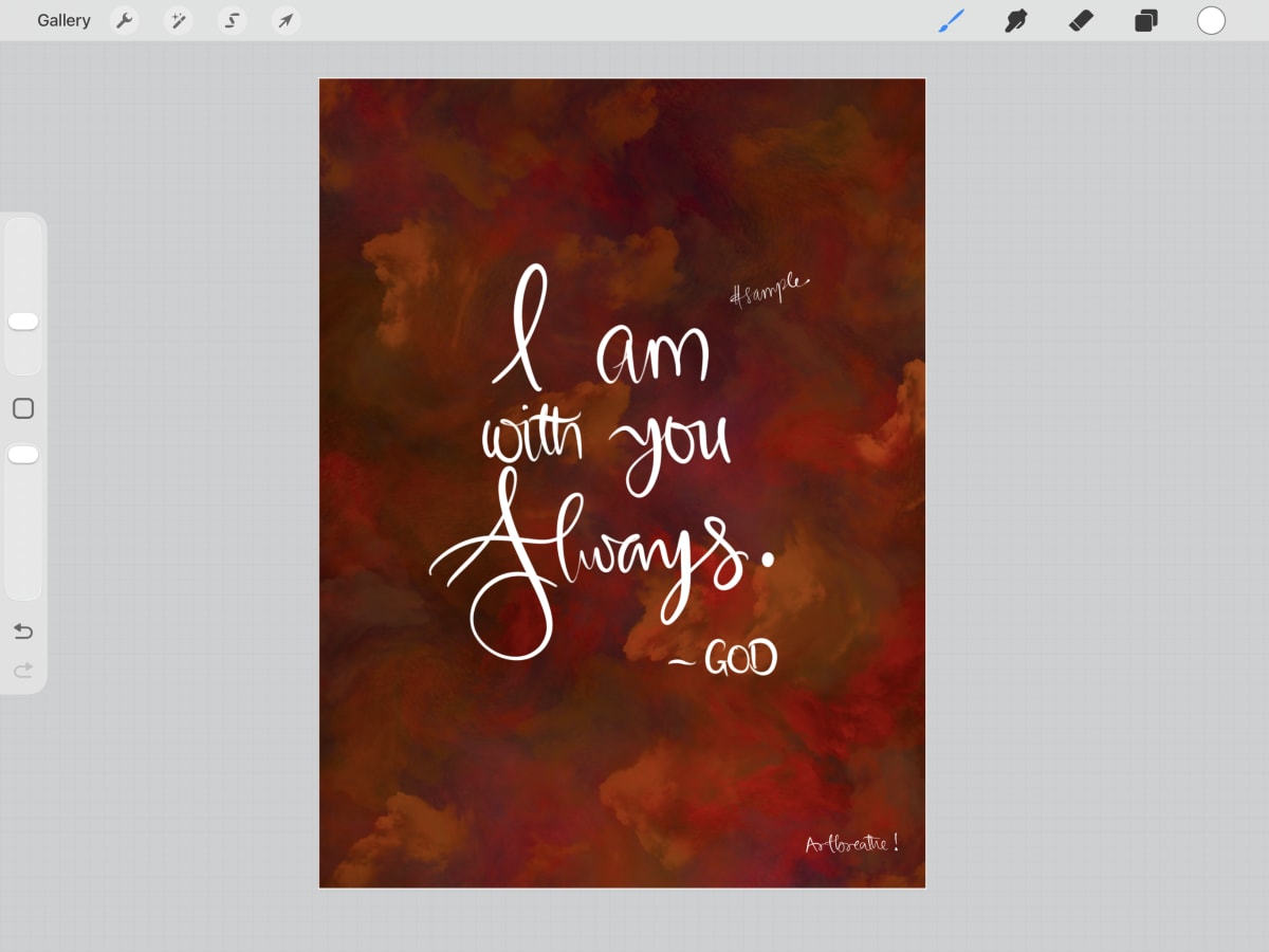I Am With You Always — flat art