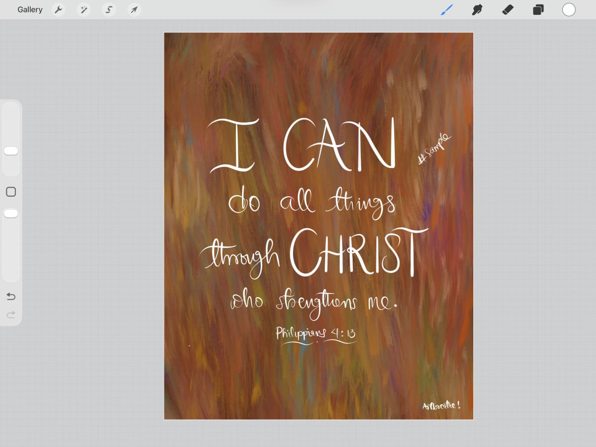 I Can Do All Things — flat art