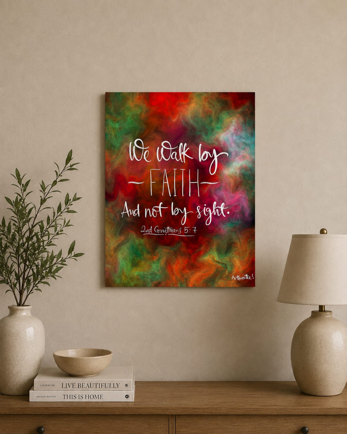 We Walk By Faith — lifestyle view