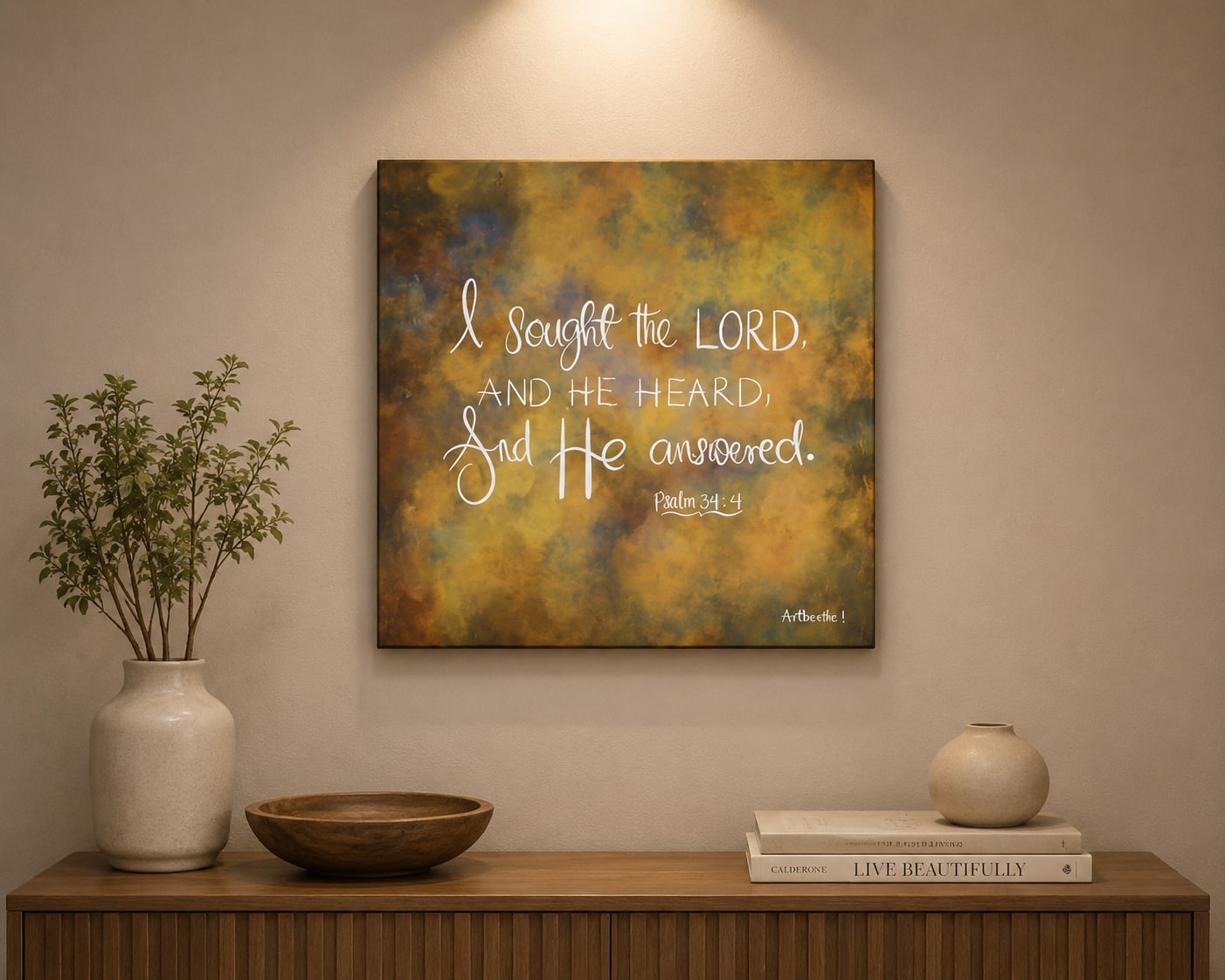 I Sought the LORD — Artbreathe! piece