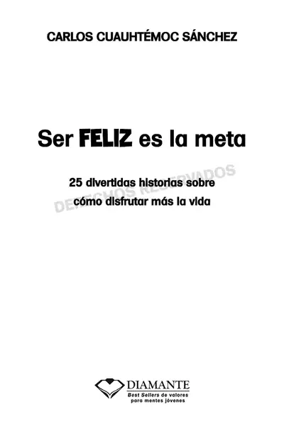 Portada del libro: Ser Feliz