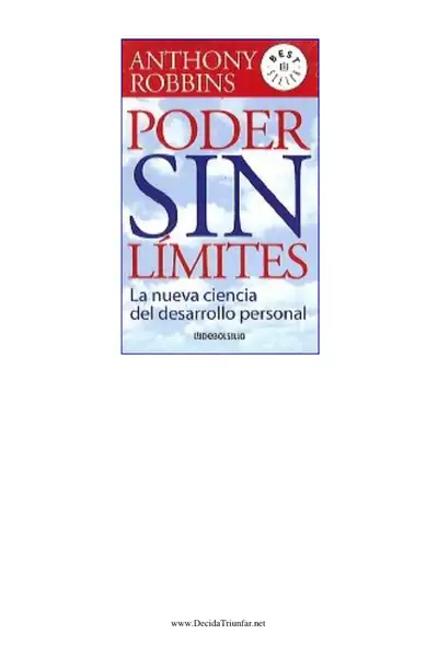 Portada del libro: Poder Sin Limites Anthony Robbins 1