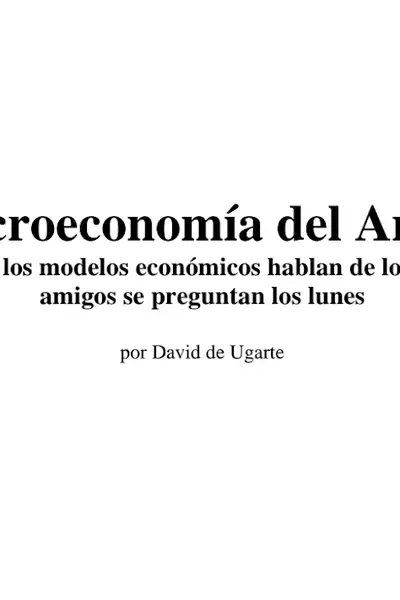 Portada del libro: Microeconomía del amor